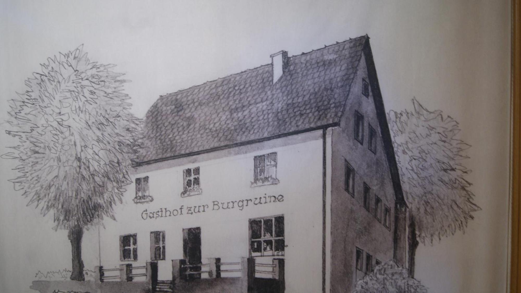 Gasthof Zur Burgruine 波滕施泰因 外观 照片