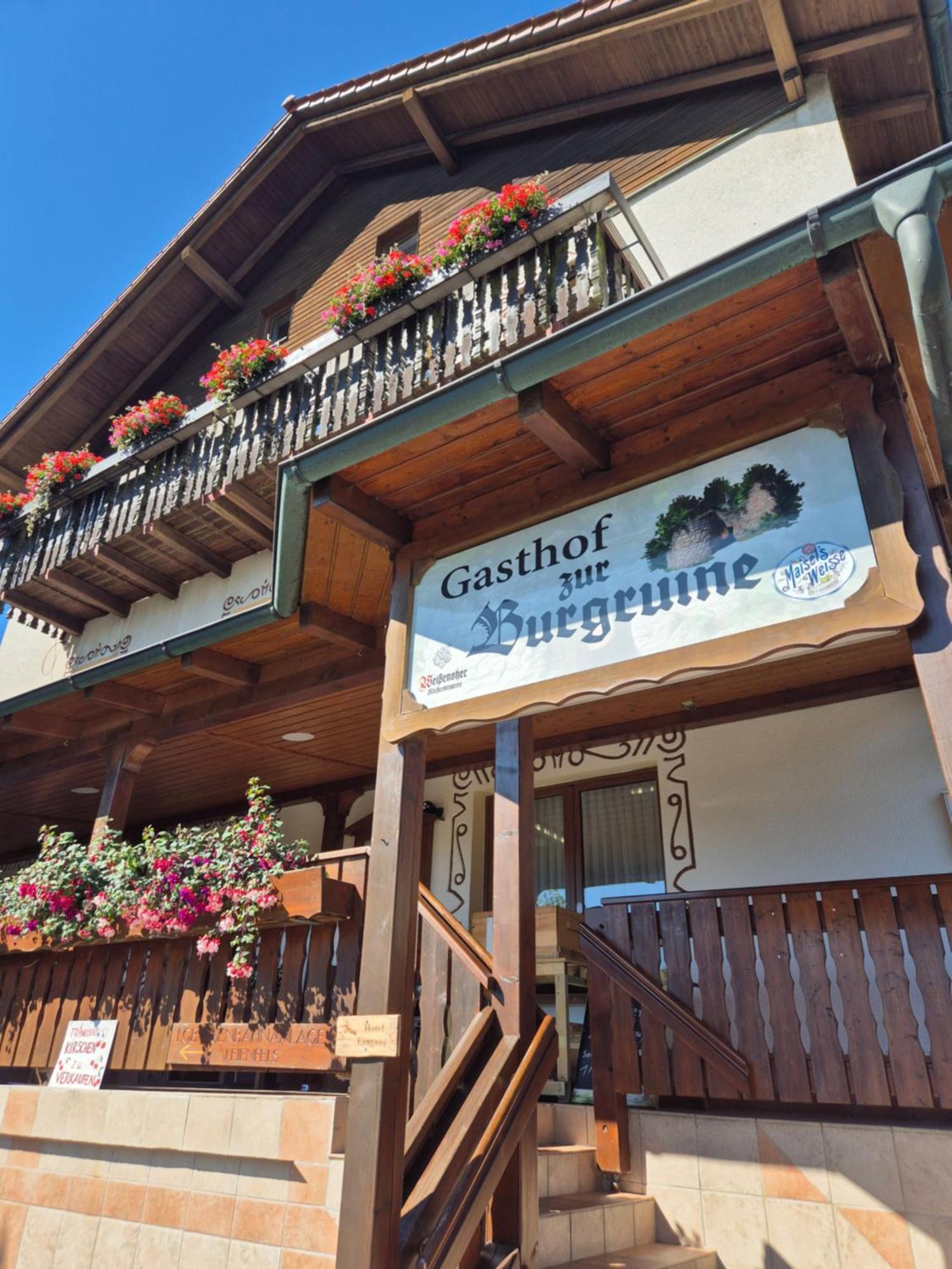 Gasthof Zur Burgruine 波滕施泰因 外观 照片